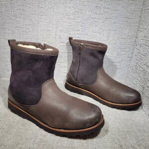 UGG Hendren TL Stout Men's Size US 13 Brown Waterproof Leather Winter Boots.